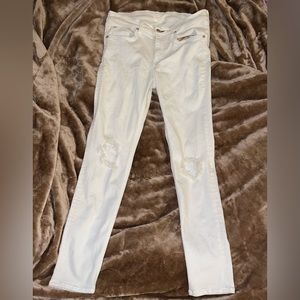 Rag & Bone White Capri Pants
